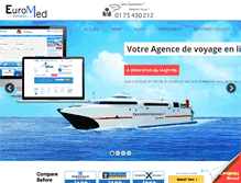 Tablet Screenshot of euromed-voyages.com